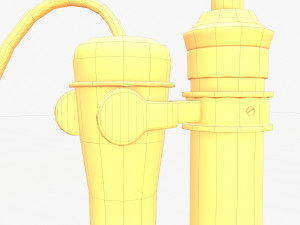 retro telephone Modelo 3D