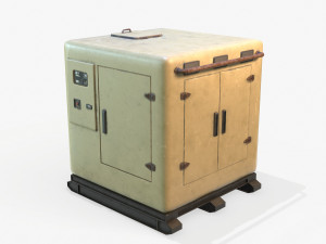 electric box pbr 3D Модель