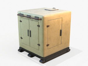 electric box pbr 3D Модель