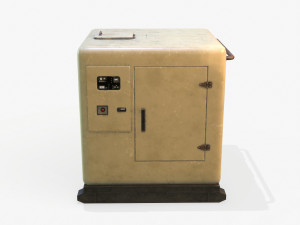 electric box pbr 3D Модель