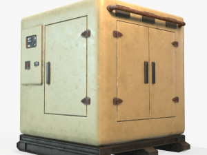 electric box pbr 3D Модель