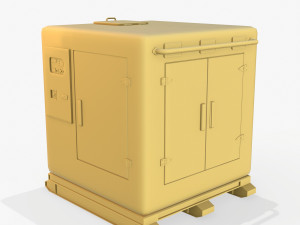 electric box pbr 3D Модель