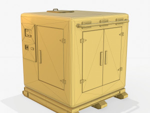 electric box pbr 3D Модель