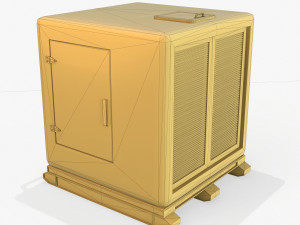 electric box pbr 3D Модель