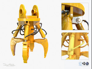 mechanical arm pbr 3D Model