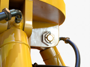 mechanical arm pbr Modelo 3D