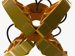 mechanical arm pbr Modelo 3D