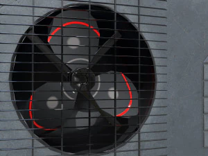 fantascienza aria condizionata pbr Modello 3D