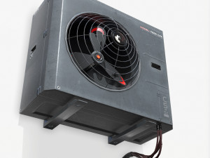 sci-fi airconditiong pbr Modèle 3D
