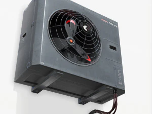 fantascienza aria condizionata pbr Modello 3D