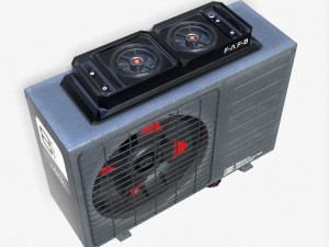sci-fi airconditiong pbr Modèle 3D