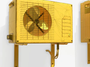 fantascienza aria condizionata pbr Modello 3D