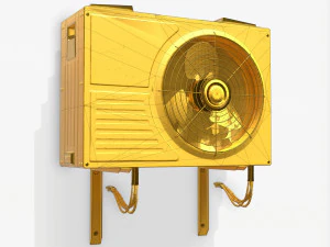 fantascienza aria condizionata pbr Modello 3D