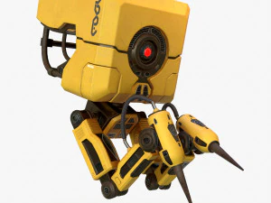 robotlasser pbr 3D Model