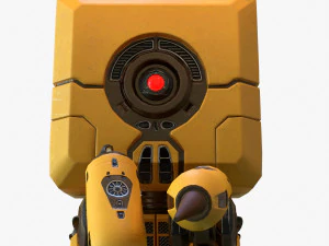 robotlasser pbr 3D Model