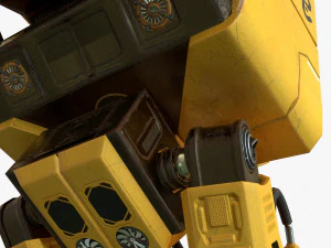 robotlasser pbr 3D Model