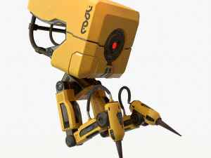 robotlasser pbr 3D Model