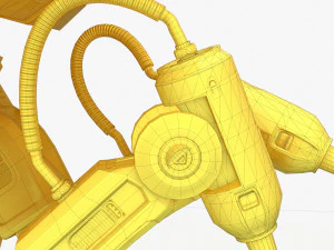 robotlasser pbr 3D Model