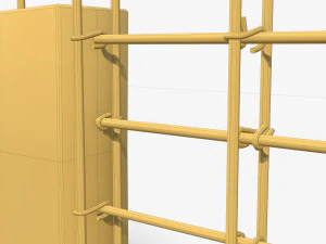 street barrier pbr 3D Model