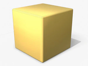 rubiks cube low poly pbr 3D Model