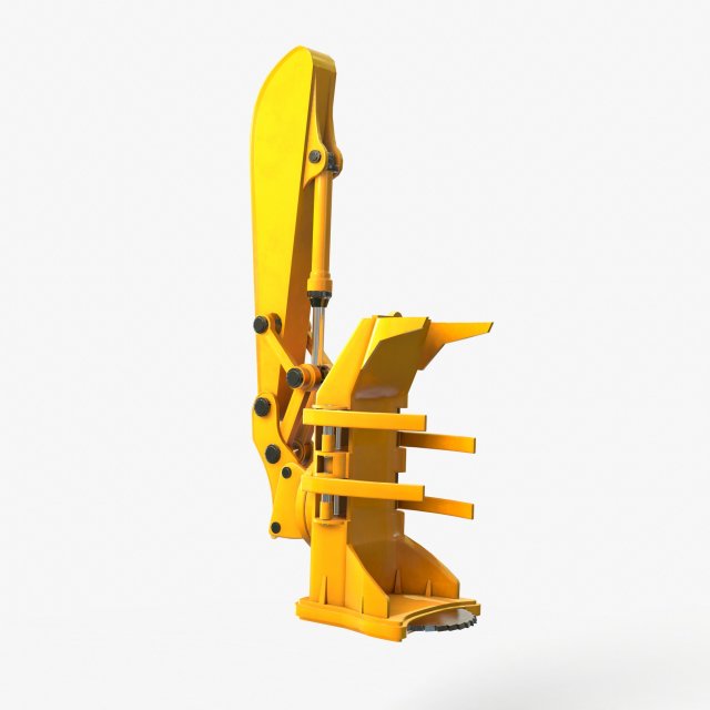 feller bucher arm pbr riged 3D Модель .c4d .max .obj .3ds .fbx .stl .blend