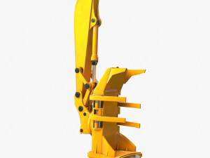 feller bucher arm pbr riged 3D Model