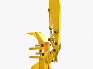 feller bucher arm pbr riged 3D Модель