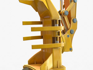 feller bucher arm pbr riged 3D Модель
