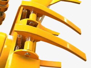 feller bucher arm pbr riged 3D Модель
