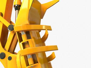 feller bucher arm pbr riged 3D Модель