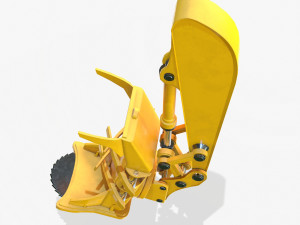 feller bucher arm pbr riged 3D Модель