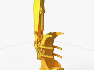 feller bucher arm pbr riged 3D Модель