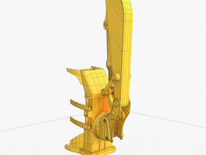 feller bucher arm pbr riged 3D Модель