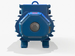 electric engine pbr 3D Model
