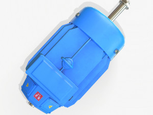 electric engine pbr Modèle 3D