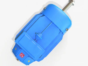 electric engine pbr 3D Model