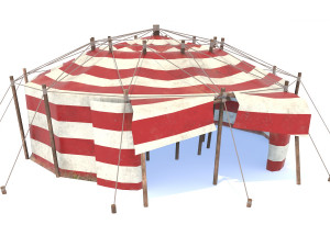 circus tent pbr 3D मॉडल