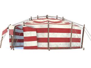 circus tent pbr 3D मॉडल