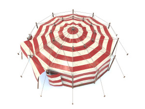 circus tent pbr 3D मॉडल