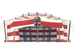 circus tent pbr 3D मॉडल