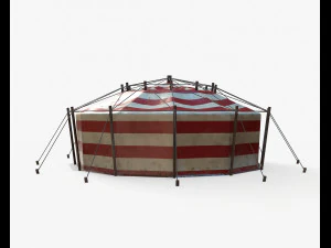 tendone da circo pbr Modello 3D