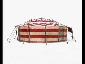 circus tent pbr 3D मॉडल