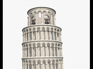 pisa tower pbr 3D Model