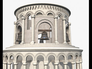 pisa tower pbr Model 3D