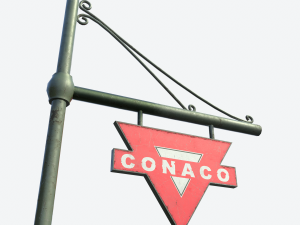 retro gas station Model 3D