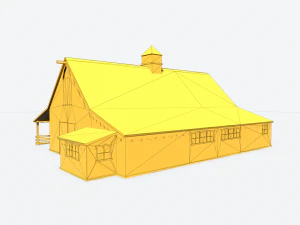 red barn pbr 3D Model