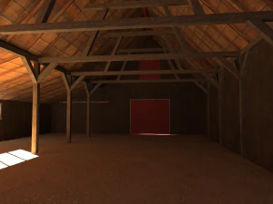 red barn pbr 3D Model