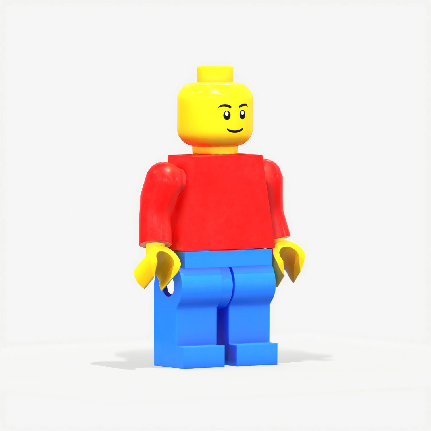 lego man pbr rigeed 3D Model .c4d .max .obj .3ds .fbx .stl .blend 