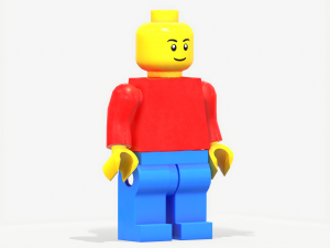 lego man pbr rigeed 3D Model