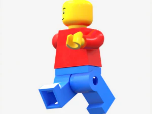lego man pbr rigeed 3D Model